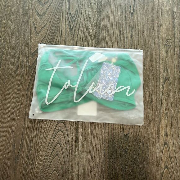 NWT Toluca Amina Bikini Top Waist Wrap Triangle Lush Size M/L - Picture 6 of 7